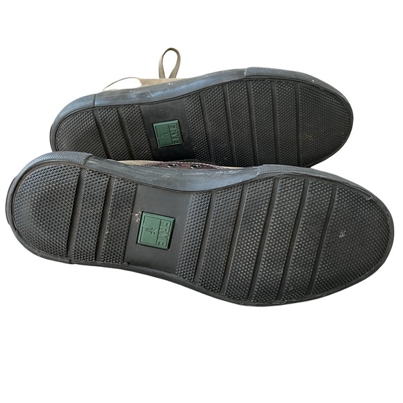 FRYE Ryan Leather Sneakers Casual Shoes Military Green - Picture 8 of 9